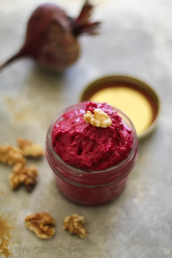 Roasted Beet Pesto - - - > https://www.theroastedroot.net” width=”600″ height=”900″></p>
<p><span data-slate-object=