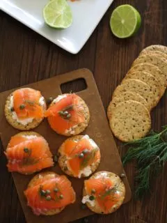 Swedish Gravlax (cured salmon) Recipe | https://www.theroastedroot.net