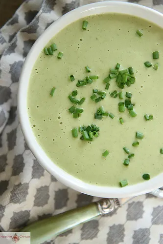 Cream of Zucchini Soup from Heather Christo