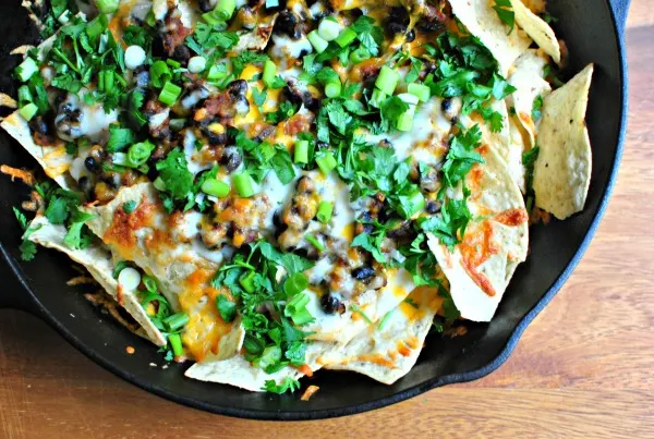 Pumpkin Chorizo Nachos from How Crazy Cooks
