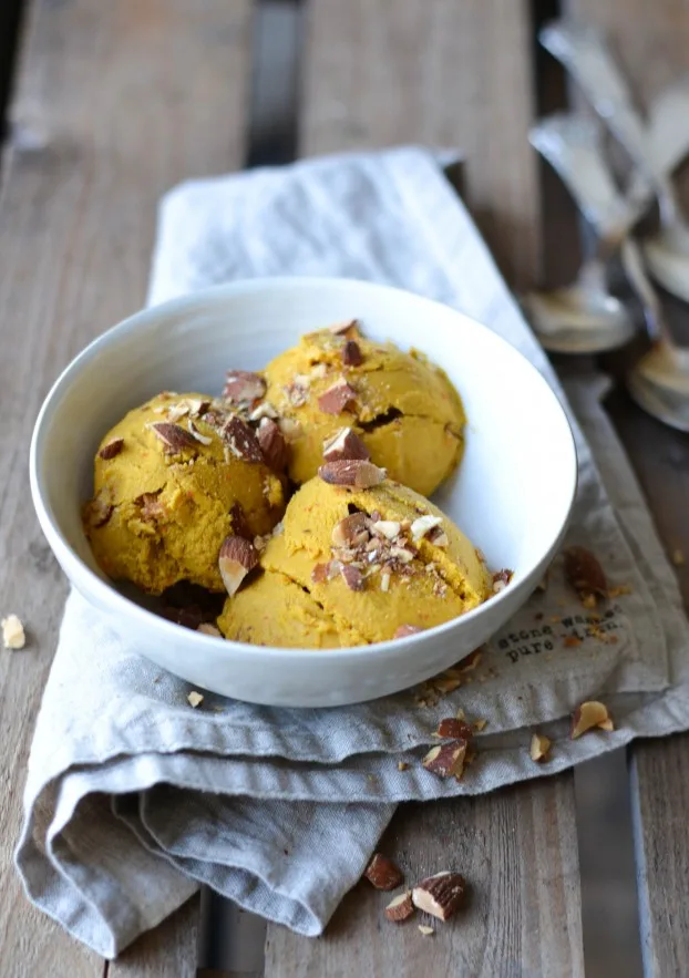 Pumpkin Pie Ice Cream from A Tasty Love Story