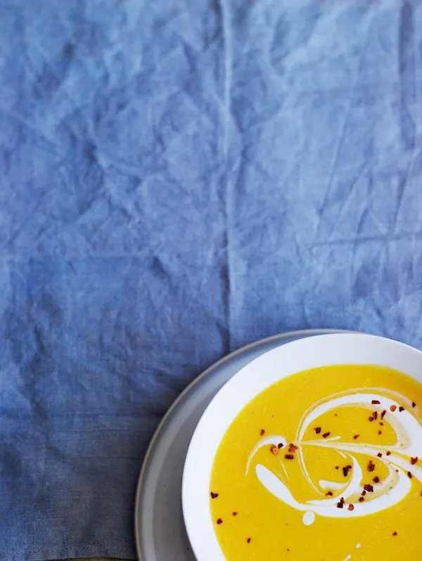 Thai Pumpkin SOup with Coconut Cream