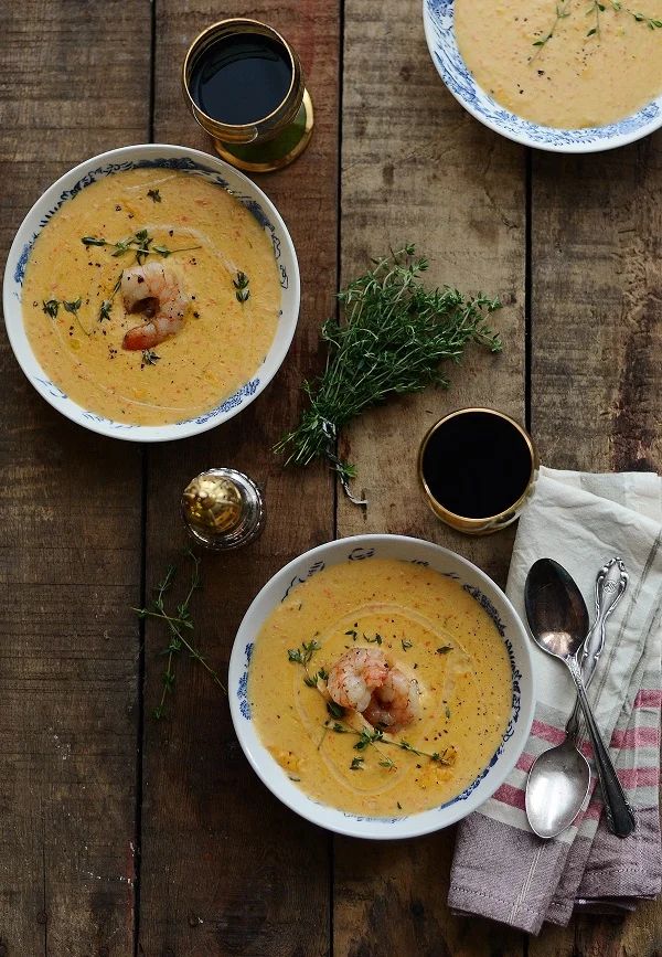 shrimp bisque from Verses from my Kitchen