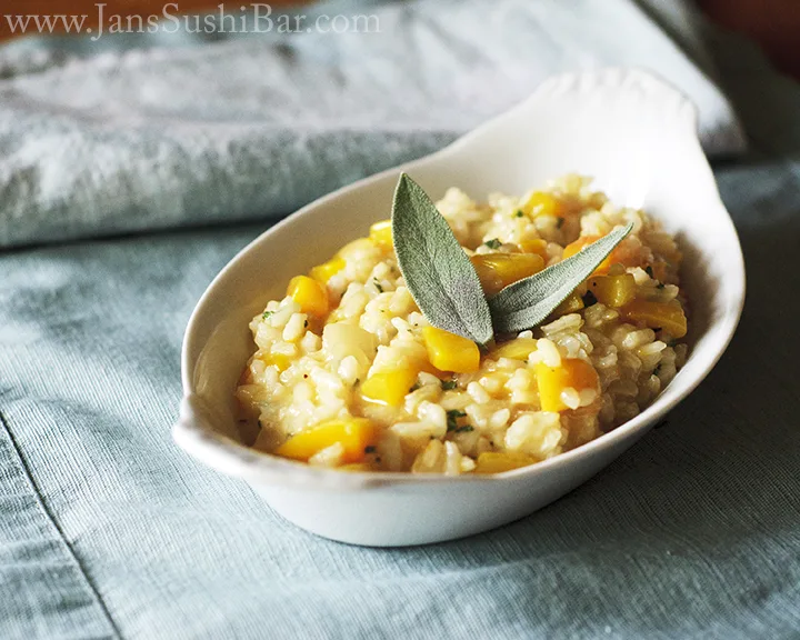 Butternut Squash and Sage Risotto from Jan's Sushi Bar Butternut Squash and Sage Risotto from Jan's Sushi Bar