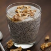 Maple Walnut Chia Seed Pudding | www.theroastedroot.net