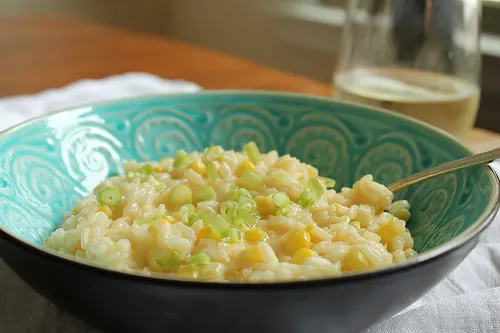 Sweet Corn Risotto from Eat Your Heart Out
