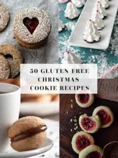 50 Gluten-Free Christmas Cookie Recipes - holiday cookie recipes that are gluten-free! Many dairy-free, paleo, and refined sugar-free options
