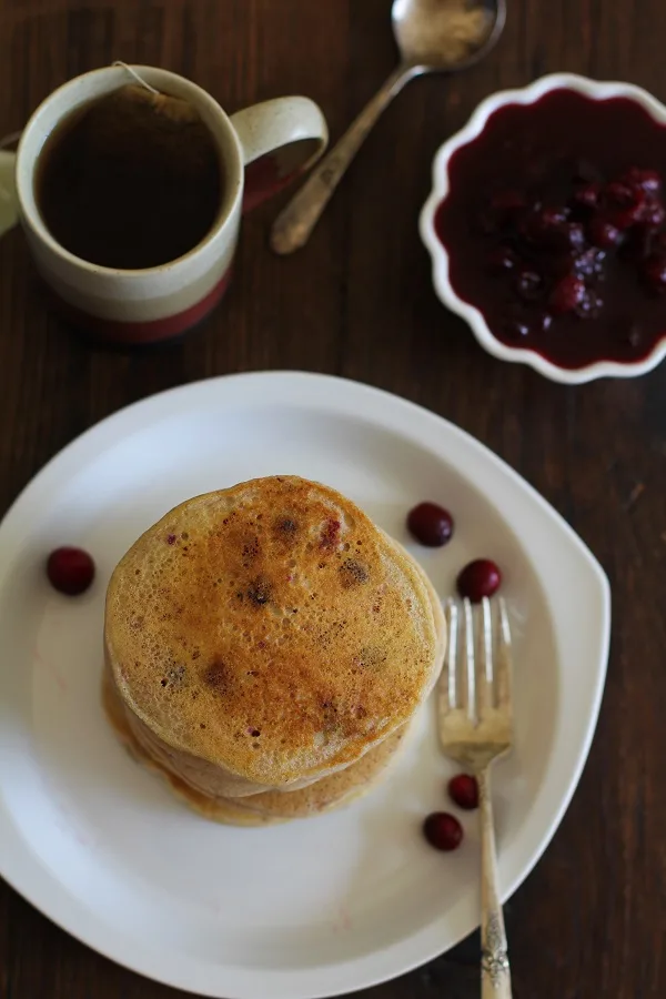 Leftover Cranberry Sauce Pancakes3