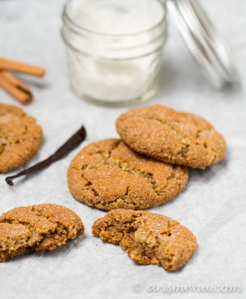 Vanilla Bean Snickerdoodles from Ari’s Menu + 50 Gluten Free Christmas Cookie Recipes | www.theroastedroot.net #glutenfree Vanilla Bean Snickerdoodles from Ari’s Menu + 50 Gluten Free Christmas Cookie Recipes | www.theroastedroot.net #glutenfree