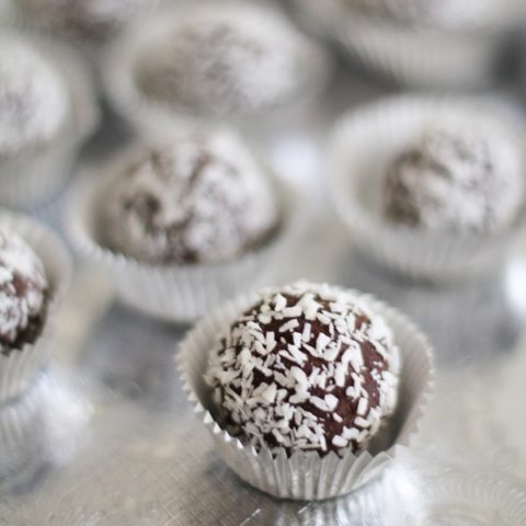 Almond Joy Chocolate Truffles | www.theroastedroot.net