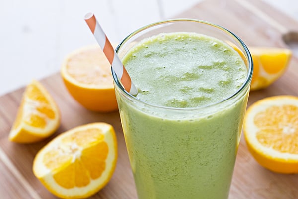 Green Orange Dreamsicle Smoothie from Oh My Veggies