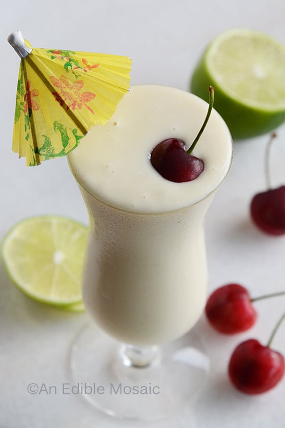 Pina Colada Smoothie from An Edible Mosaic Pina Colada Smoothie from An Edible Mosaic