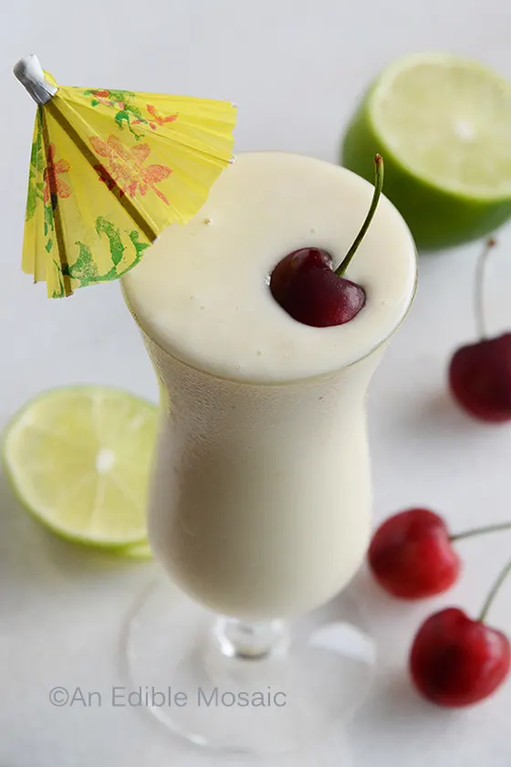 Pina Colada Smoothie from An Edible Mosaic Pina Colada Smoothie from An Edible Mosaic