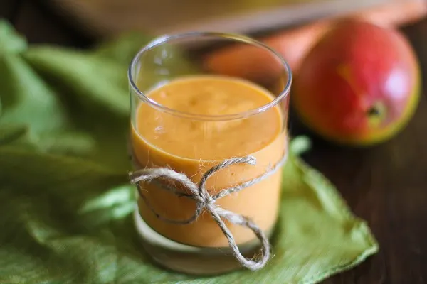 Carrot Mango Coconut Smoothie