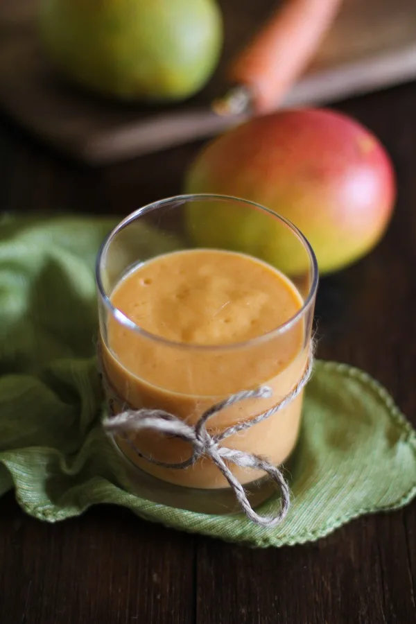 Carrot Mango Coconut Smoothie