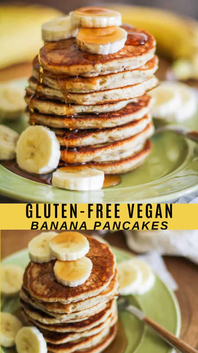 Vegan Banana Pancakes gluten-free