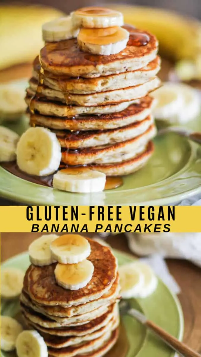 Vegan Banana Pancakes gluten-free