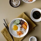 Bibimbap with Sweet Potatoes