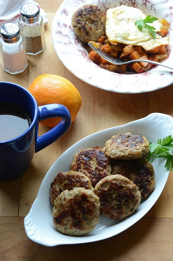 Apple Onion Chicken Breakfast Sausage (paleo)