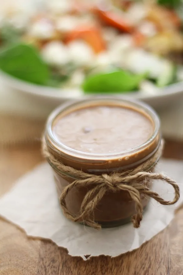 Roasted Root Salad with Balsamic-Date Vinaigrette