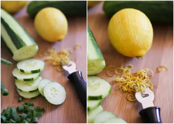 Zesty Cucumber Salad with Pine Nuts