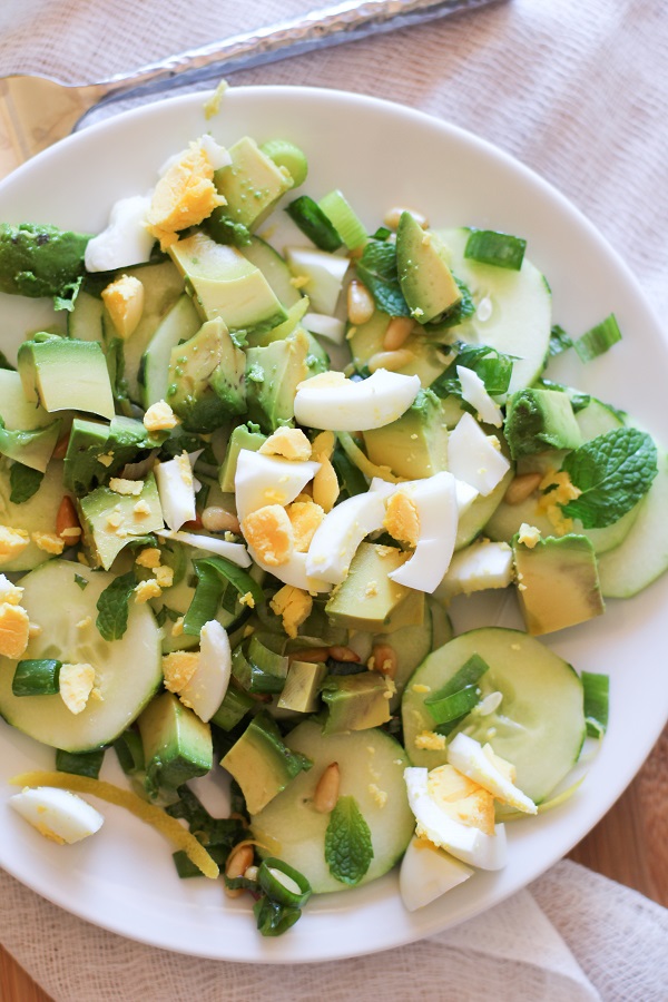 Zesty Cucumber Salad with Pint Nuts