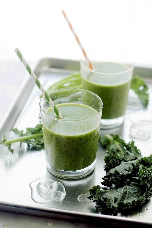 Banana, Kiwi and Kale Smoothie + 50 Out-of-This-World Kale Recipes