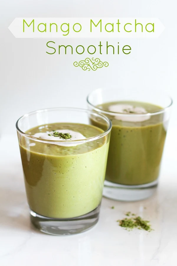 Mango Matcha Smoothie