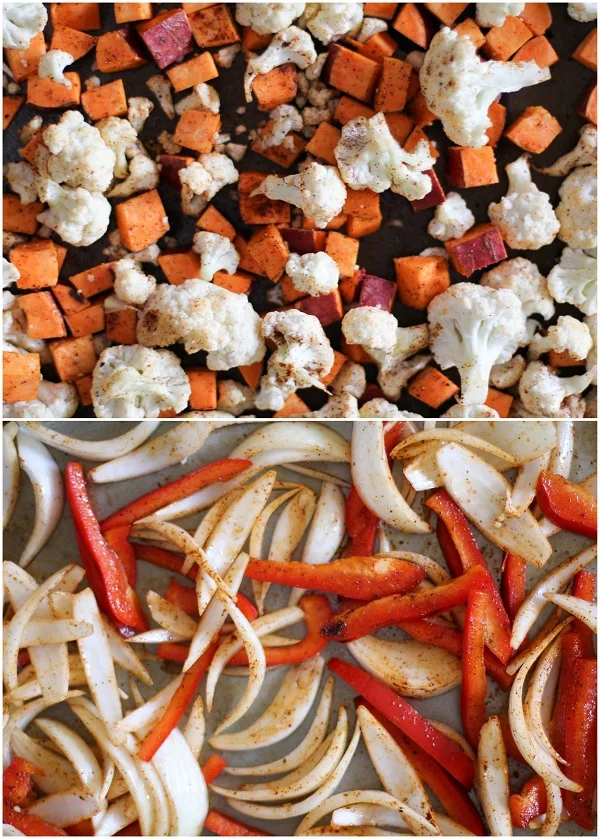 Roasted Vegetable Tacos with Cumin Cashew Cream