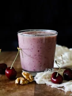 Cherry Walnut Smoothie - packed with antioxidants