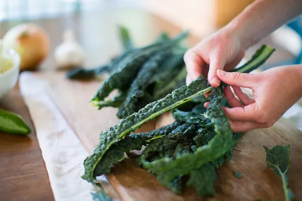 Spanish Cauliflower Rice with Kale - a recipe from Julia Mueller's cookbook, Let Them Eat Kale!