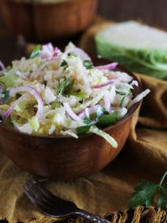 Jicama and Turnip Slaw