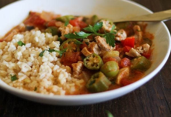 Louisiana-Style Chicken Soup with Okra
