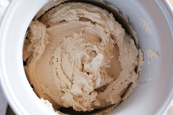 Peanut Butter Chocolate Swirl Ice Cream | dairy-free, sugar-free, vegan