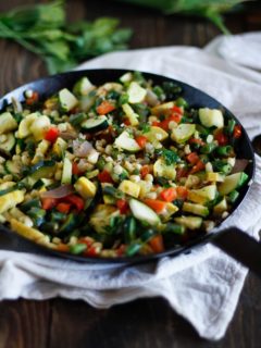 Charred Summer Vegetables @LodgeCastIron