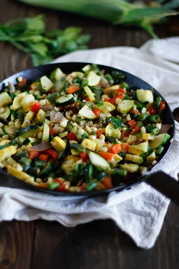 Charred Summer Vegetables @LodgeCastIron