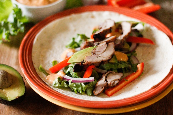Southwest Grilled Tequila Chicken Wraps @pacificfoods