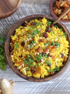 Ginger Turmeric Aromatic Rice