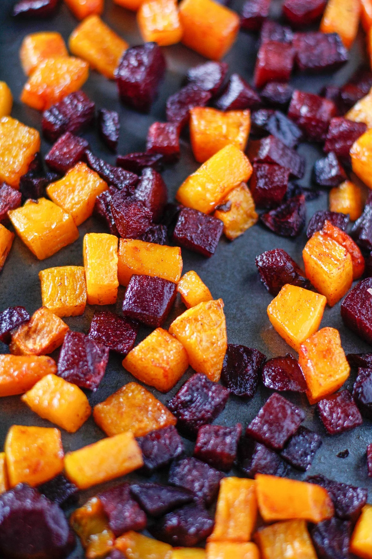 Maple Roasted Butternut Squash and Beets