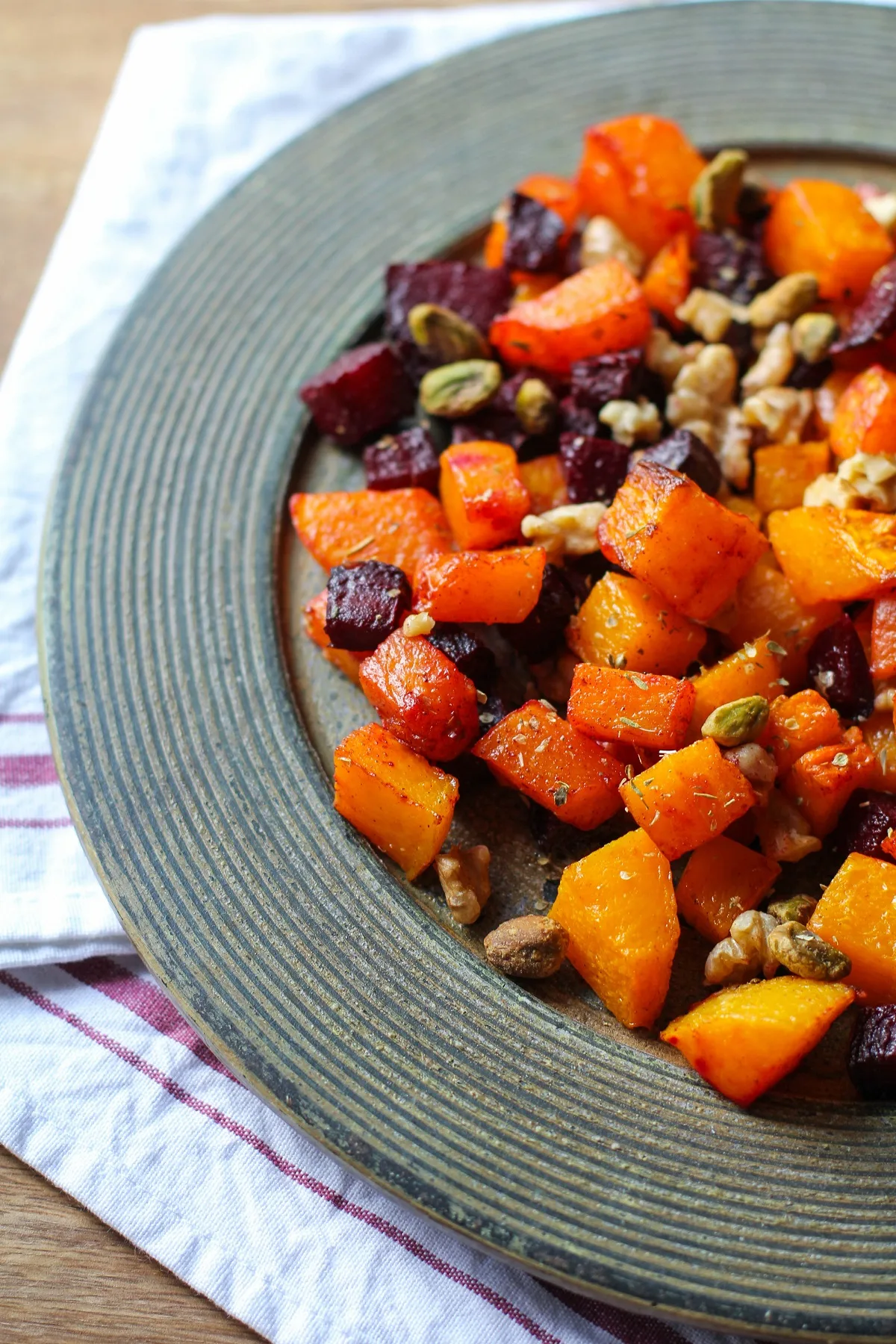 Maple Roasted Butternut Squash and Beets