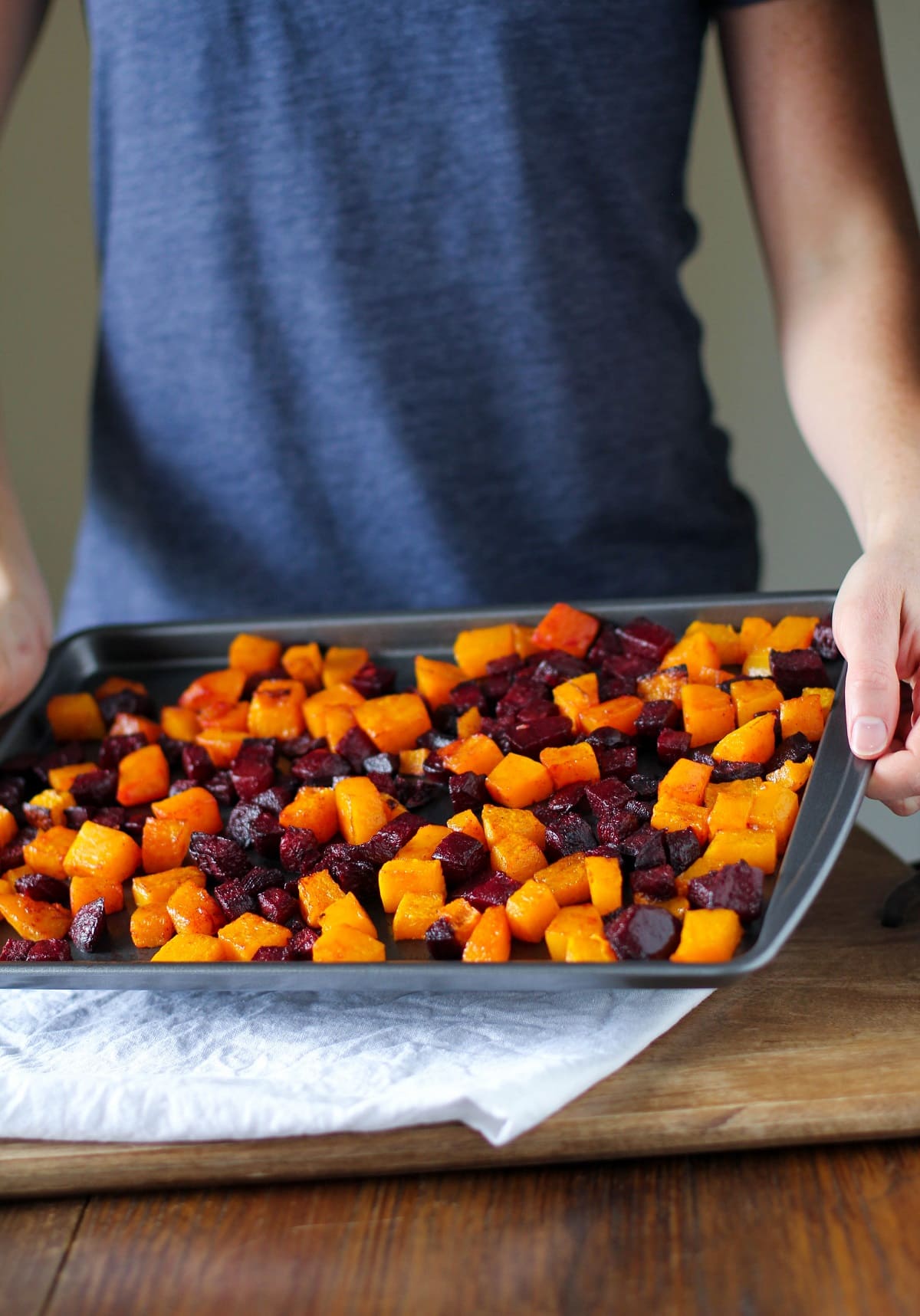 Maple Roasted Butternut Squash and Beets