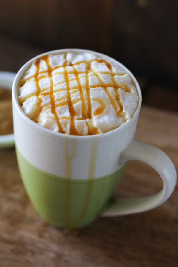 Naturally Sweetened Caramel Macchiato | cane sugar-free and vegan @icoffeeusa