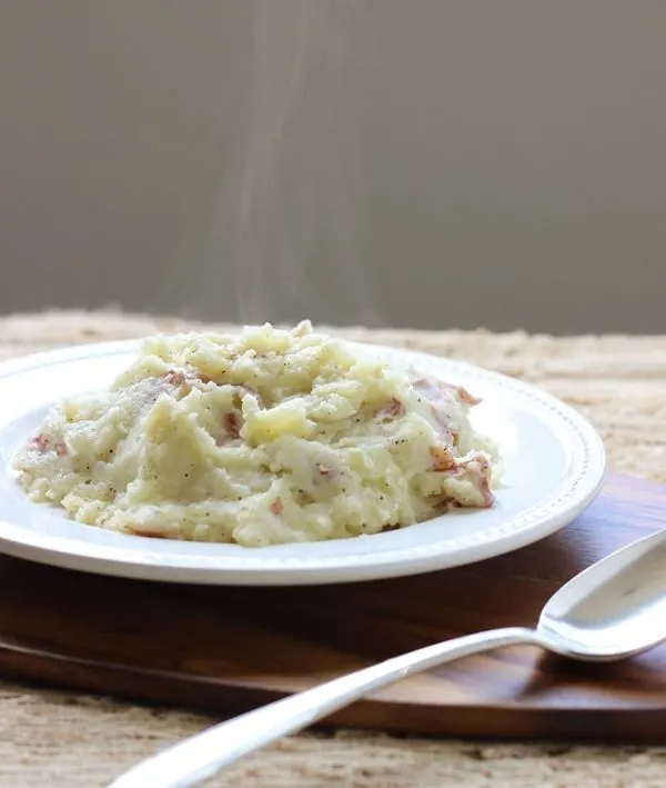 quick and healthy mashed potatoes #glutenfree #Thanksgiving