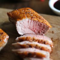 Seared Duck Breast with Pomegranate Reduction