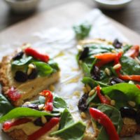 Greek Hummus Pizza #glutenfree @sabradippingco