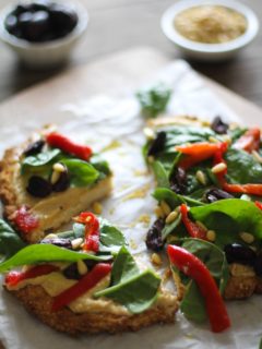 Greek Hummus Pizza #glutenfree @sabradippingco