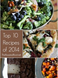 Top 10 Recipes from 2014 on TheRoastedRoot.net