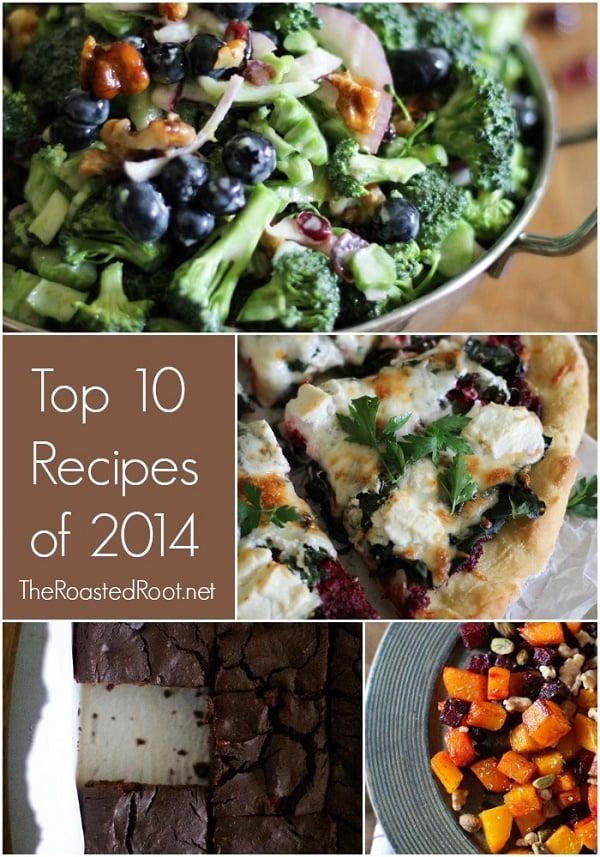 Top 10 Recipes from 2014 on TheRoastedRoot.net