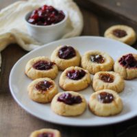 Cardamom Almond Flour Paleo Thumbprint Cookies | TheRoastedRoot.net #healthy #dessert #recipe #glutenfree #paleo #vegan