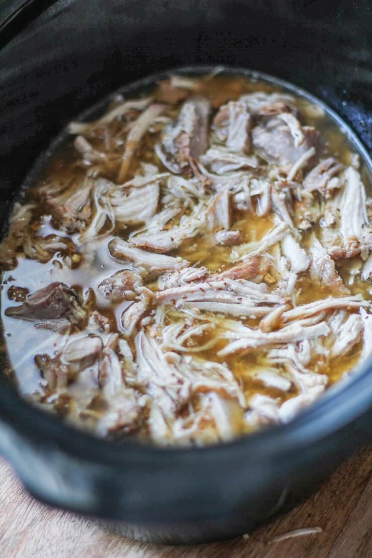 cider-chai crock pot pulled pork